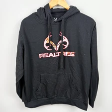 Realtree Hunting Pullover Hoodie Camouflage Pink Women's Size Large