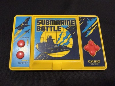 Casio CG-330 Submarine Battle Handheld LCD Game Console Tested
