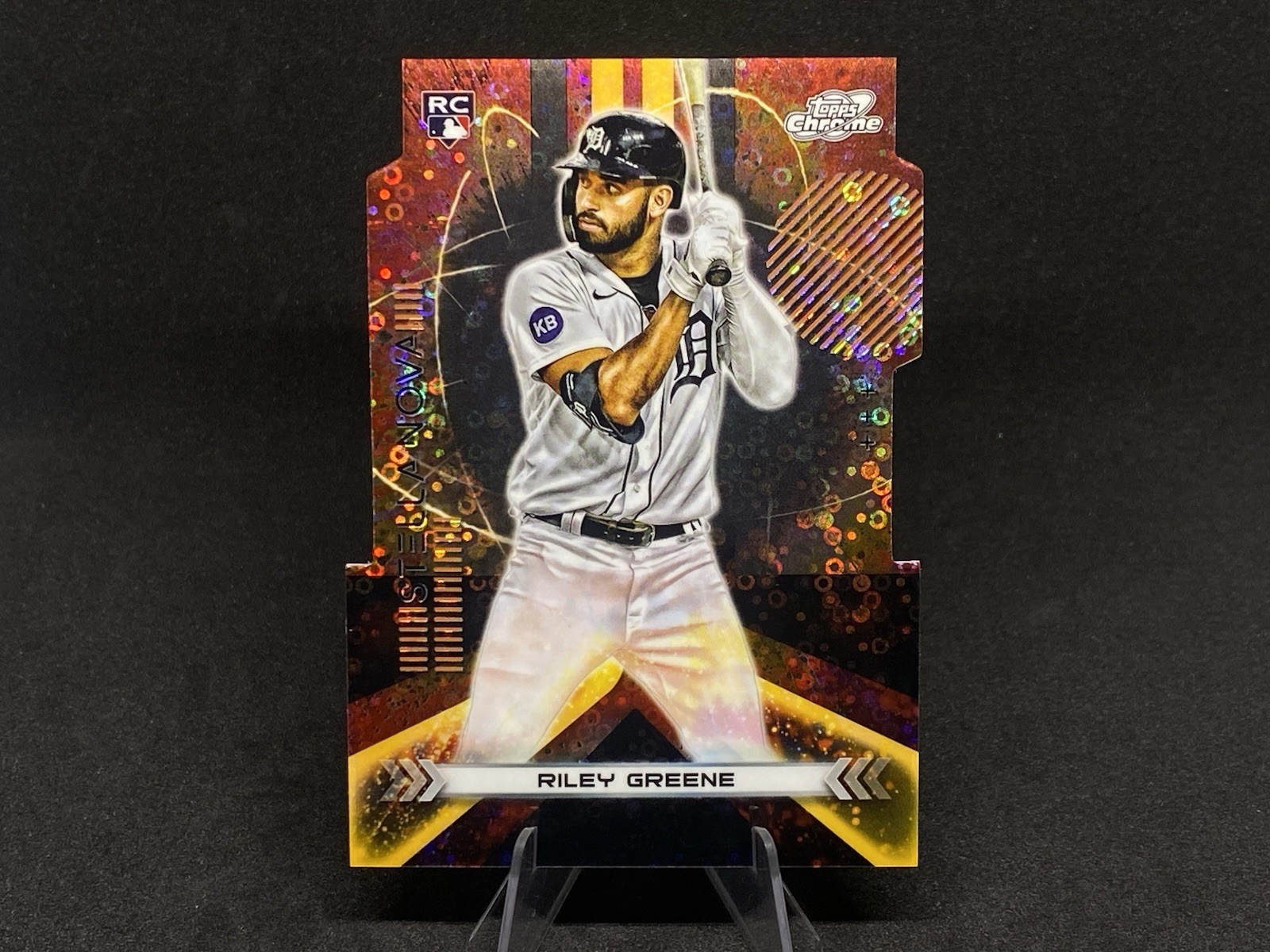 2023 Topps Cosmic Chrome - Stellanova Riley Greene #STN-3 Black Eclipse /10 (RC)