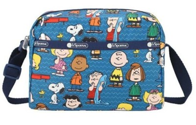 LeSportsac Snoopy Peanuts Friends Daniella Crossbody Umhängetasche 16x21cm