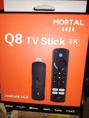 Mortal Q8 Android14 WIFI6 Voice Control TV stick 8K video Allwinner 16GB Storage