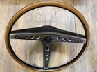 1969 FORD MUSTANG MACH 1 BOSS 302 USED RIM BLOW WOODGRAINED STEERING WHEEL