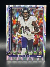 2025 Topps Chrome - DeAndre Hopkins Ray Wave Refractor #20 Baltimore Ravens