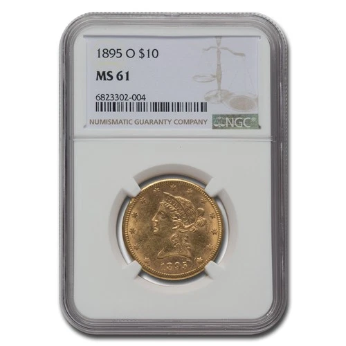 1895-O $10 Liberty Gold Eagle MS-61 NGC