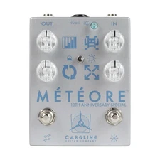 Caroline Guitar Company Meteore 10th Anniversary Special Reverb Pedal - Silver