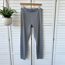 Allbirds Gray Natural Leggings High Waist Wool Blend Athletic Workout Size L