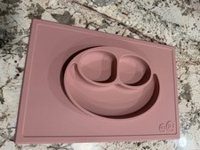 EZPZ Happy Mat  Silicone Suction Plate Placemat for Toddlers  Babies BPA-Free