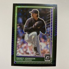 2025 Donruss Optic Black Disco Prizm #65 Randy Johnson Arizona Diamondbacks