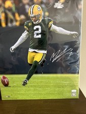 Mason Crosby Print 16x20 Green Bay Packers Football Art