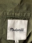 Madewell Fleet Zip Up Olive Green SZ Small Light Weight Jacket With Waist Cinch — photo 3