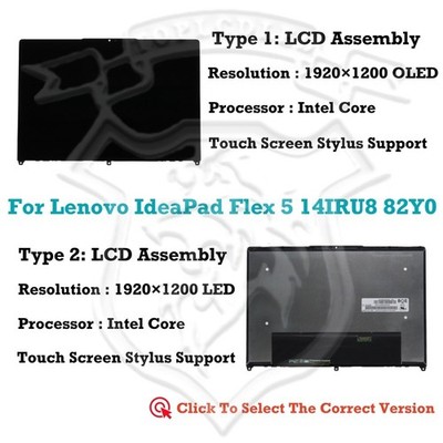 14'' Lenovo IdeaPad Flex 5 14IRU8 82Y0 FHD+ LCD Montage Berühren Bildschirm Panel