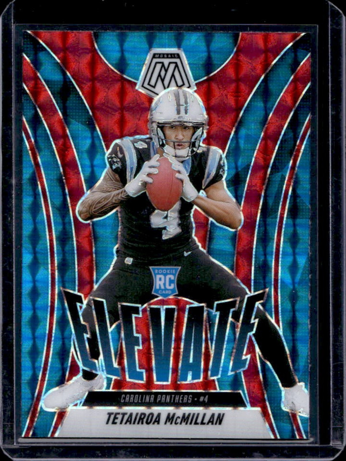2025 Mosaic Tetairoa McMillan Elevate RC Red Prizm Rookie #6 Panthers