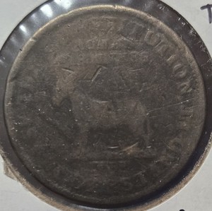 Roman Firmness Hard Times Token Take The Responsibility Andrew Jackson Coin