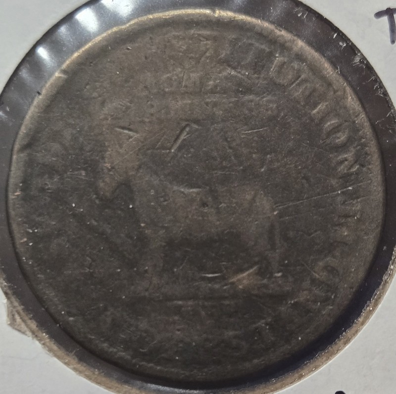 Roman Firmness Hard Times Token Take The Responsibility Andrew Jackson Coin