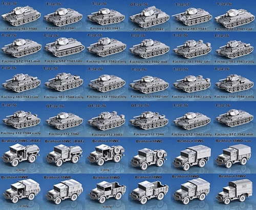 Part D, 3 Pack UK British Tanks and Vehicles 1/72 WWII Wargames Tabletop - 第 4/13 張圖片
