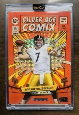 Ben Roethlisberger 1/1 Mammoth Steelers 2026 Wild Card ONE OF ONE SUPER RARE  