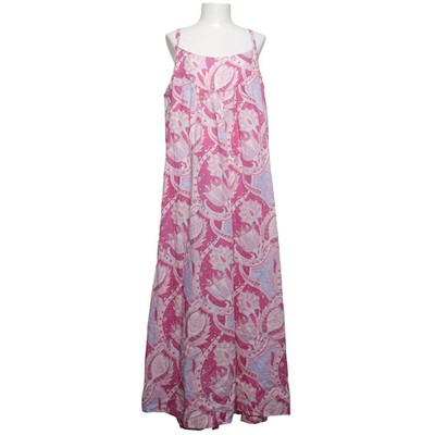 David Nieper, Maxikleid, Größe: XL, Pink/Blau/Weiß, Baumwolle, Paisley #bUf