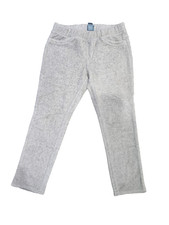 Baby Gap Girls Velour Pants Gray Size 5 Soft Elastic Waist