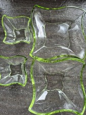 4 x Villeroy & Boch New Wave Wintertime Schale Green 21 u. 18 u.2 x 10 cm