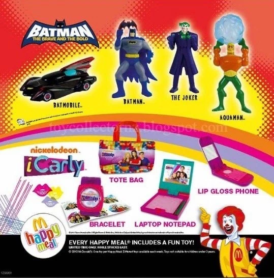 Batman the Brave and the Bold Mcdonald's Happy Meal 2010 conjunto completo de 8 NUEVO Foto 3 de 4