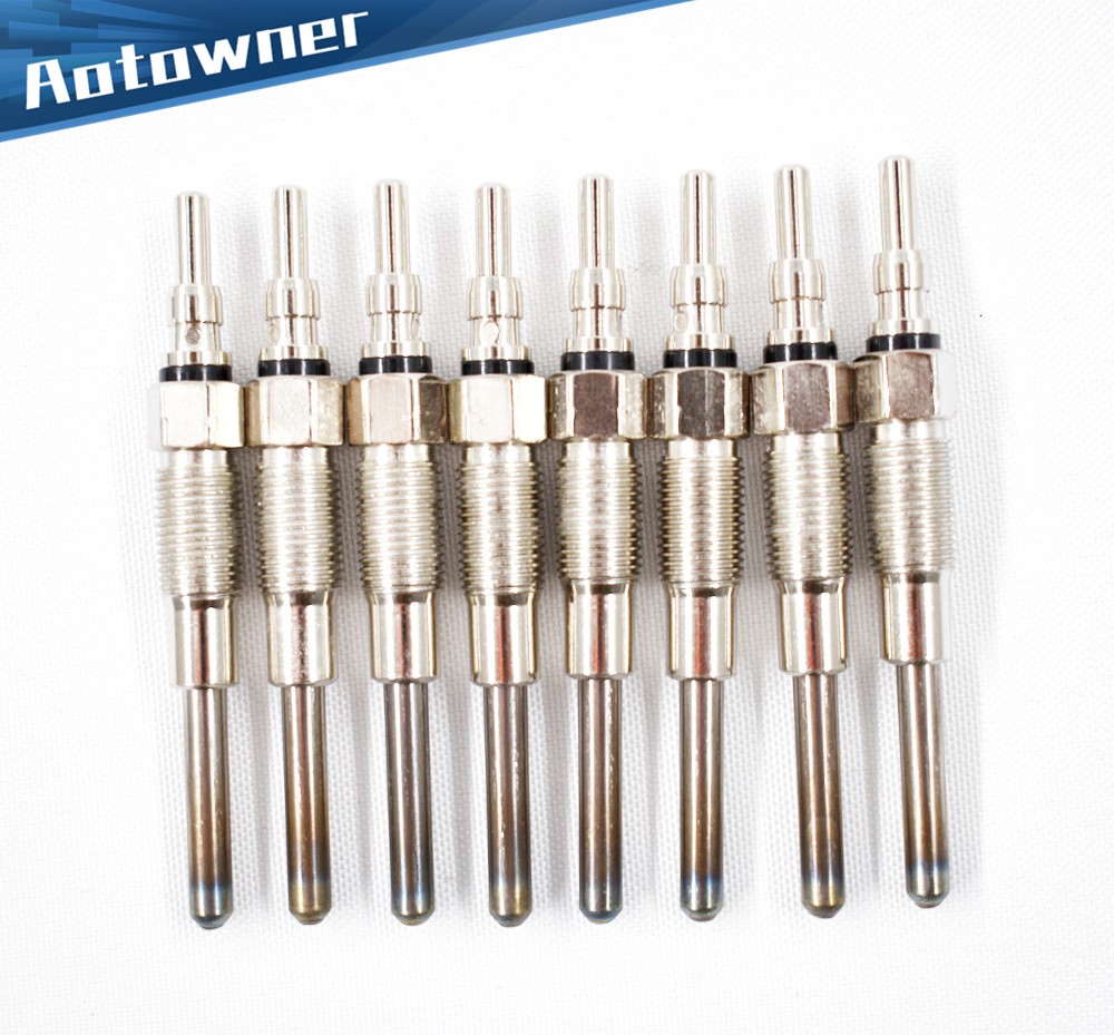 For Ford F250 F350 7.3L E-250 E-350 Econoline 5.0L 1999-2004 Set of 8 Glow Plug