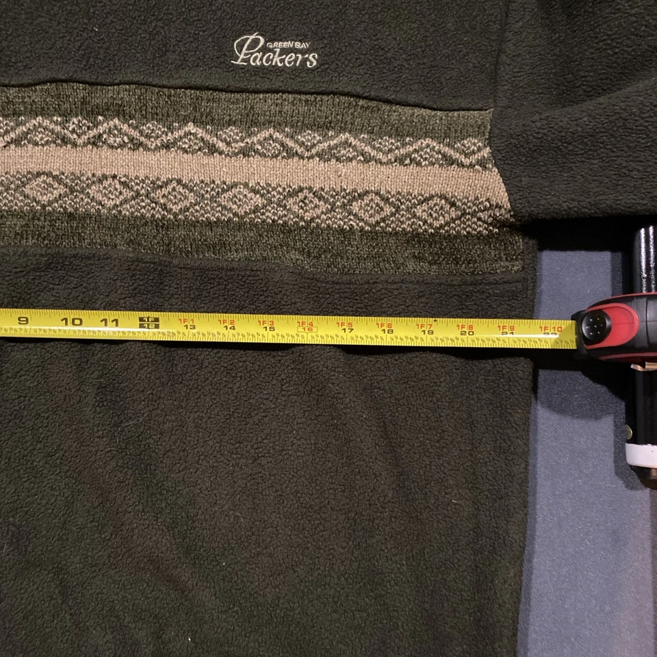 Vintage Green Bay Packers Cuello Redondo Talla - ¡Mediano extra retro! Foto 2 de 4