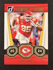 2024 Panini Donruss Football Chris Jones #5 Champ Is Here Kansas City Chiefs