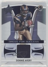 2008 Leaf Rookies & Stars Longevity Jerseys 7/100 Donnie Avery #DS-27 3mx
