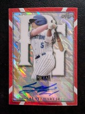 1/1 Sal Stewart Jr MARBLE RED Autograph Auto SSP #ed 1/1! 2021 Perfect Game Reds
