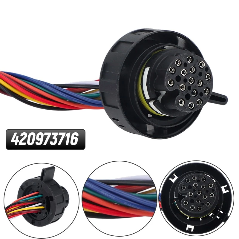 Conector de transmisión de 16 pines enchufe con cables 420973716 para DSG 0B5 para VW AUDI Foto 3 de 4