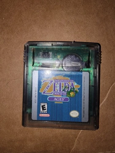 The Legend of Zelda: Oracle of Ages Nintendo Game Boy Color Tested Saves