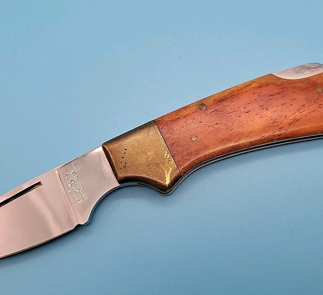 Kershaw 2120 Macho Pocket Knife by Kai Japan - Lockback - Buffalo