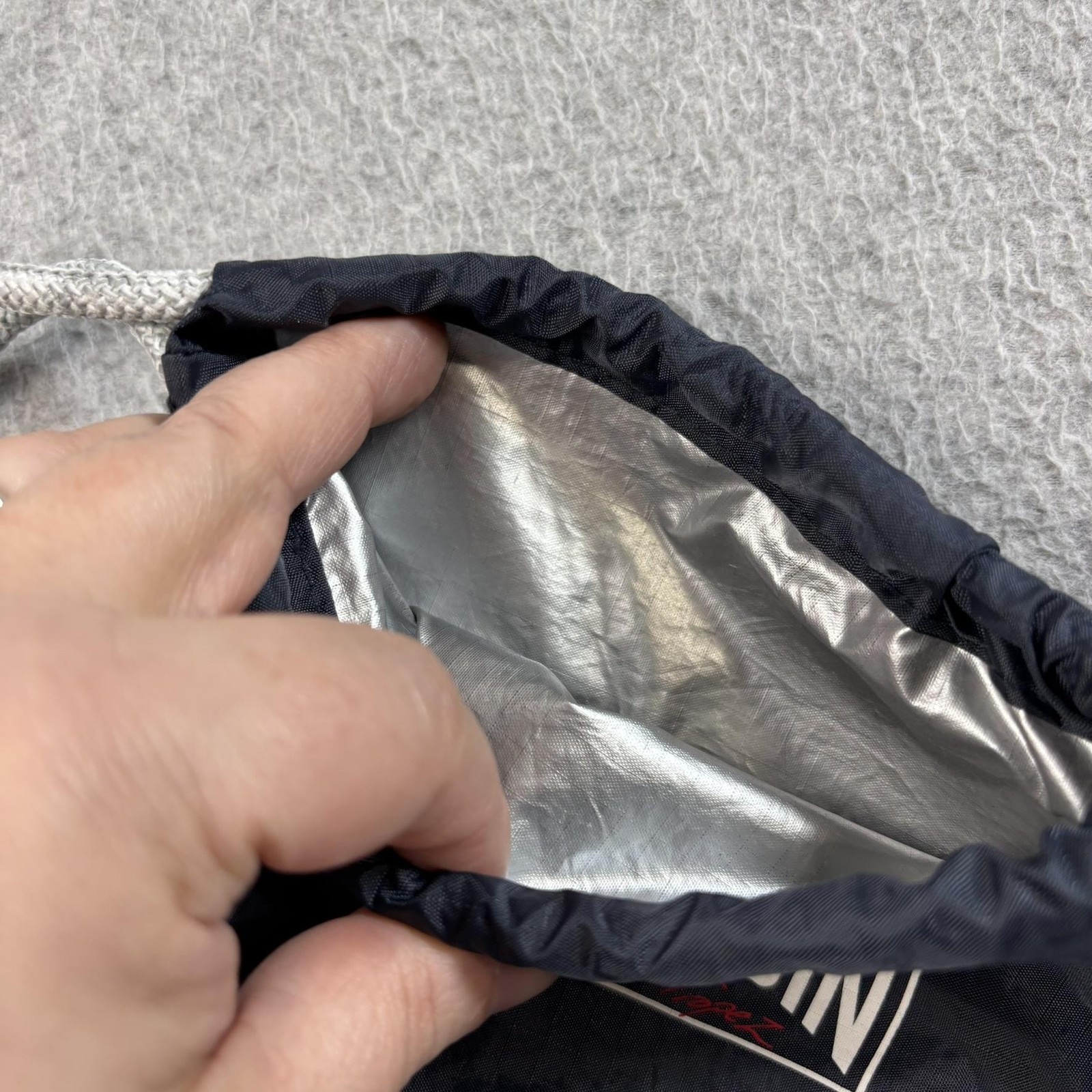 Vilebrequin Swim Trunks Shorts Men XL Black Mesh Lined Drawstring Logo Bag Beach