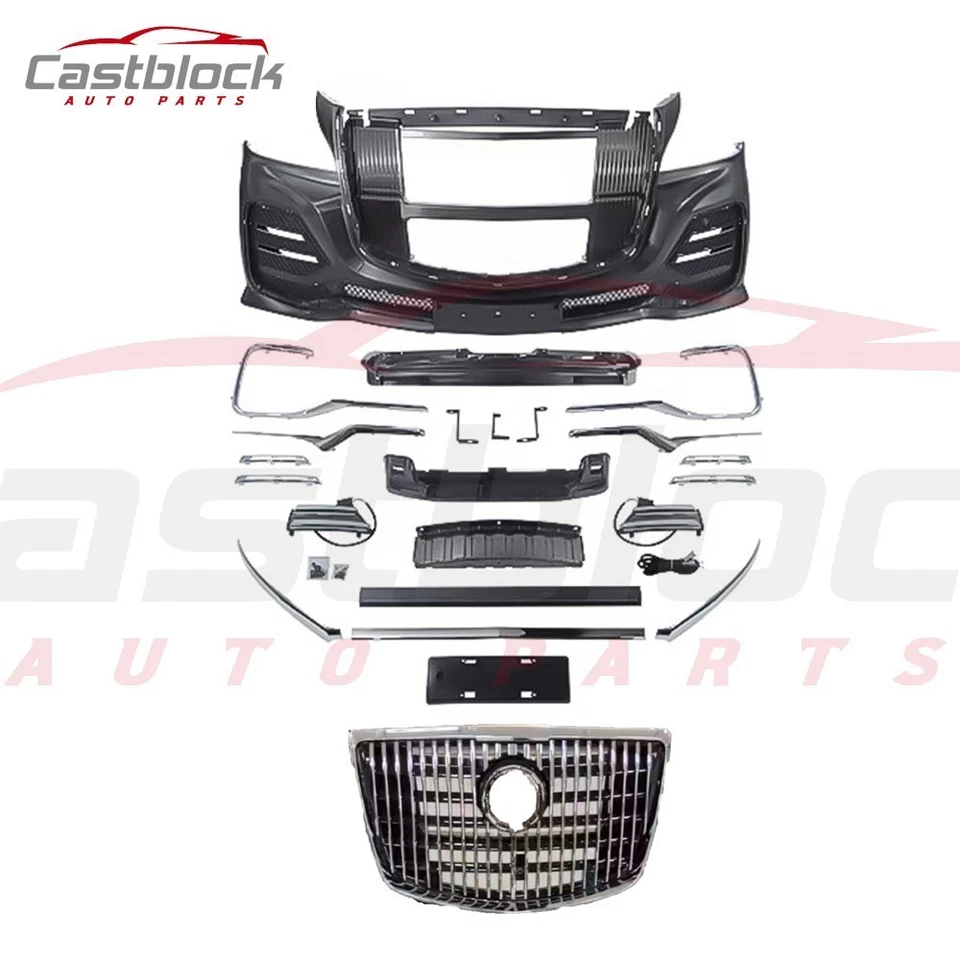 For 2014~2019 Mercedes-Benz Sprinter W906 2500 3500 Upgrade Front Bumper Kit - Image 2 of 3