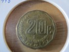 1998 MEXICO 20 CENTAVOS COIN — photo 2
