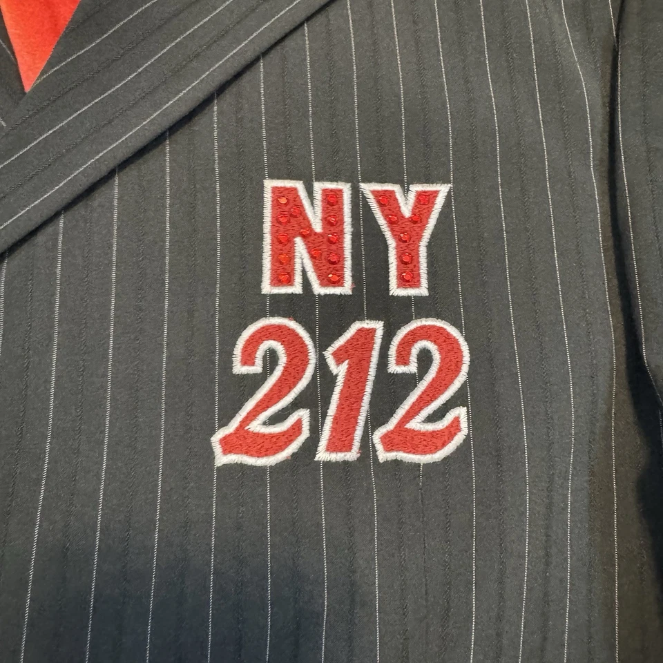 Vintage Y2K Blazer Jacket Mens XL Mondo New York Rhinestone NWT Deadstock NOS - Image 3 of 4