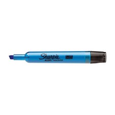 SHARPIE 25010 Highlighter,Standard,Blue,PK12 2LTK6