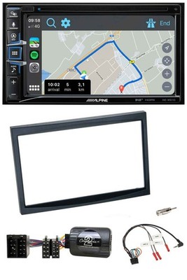 Alpine DAB TMC Bluetooth 2DIN USB Lenkrad Navigation für Citroen C3 C2 Berlingo