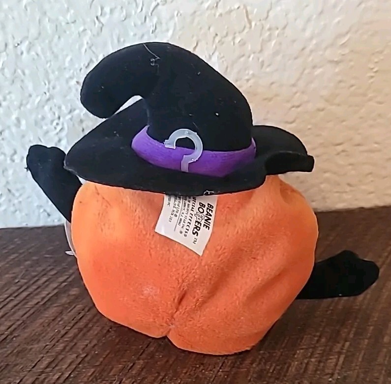 Mighty Star Witch Bean Plush 9 Inch Boppers 24K 1997 Stuffed Animal Toy