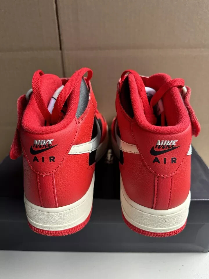 シューズ Nike Air Force 1 Mid '07 10.5 Urawa Reds Nike Air Force 1 '07 LV8 Mid Split - University Red Black