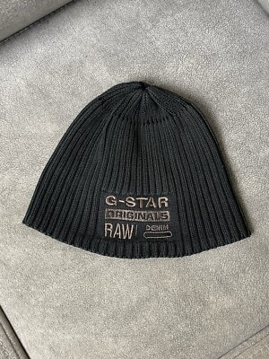 Bonnet G-Star Raw Welch Beanie – Femme, Laine Acrylique, Jaune, Neuf Avec étiquettes
