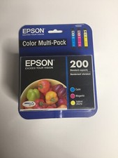 Genuine EPSON 200 Cyan Magenta Yellow Ink Cartridges T200520 Expired 11/2018