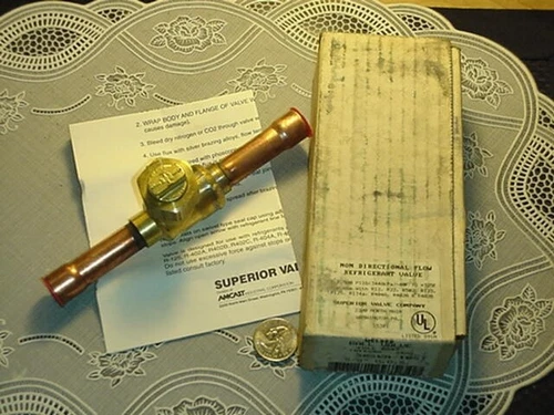 Superior Valve Full Port Refrigerant Ball Valve 5/8 ODS 586WA-10ST NEW