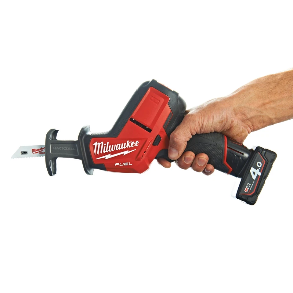 Milwaukee C12HZ-0 Cordless 12V Compact Hackzall Mini Recip Saw with Soft Bag - Image 2 of 4