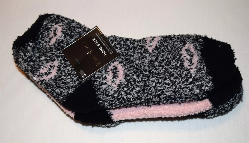 3 PAIRS OF BEBE HOME SOCKS - MULI COLORS - SHOE SIZE 4-10 - SOFT & FUZZY - NWT