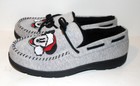 Embroider MICKEY MOUSE Xmas Slippers MOCCASINS Style SHOES Rubber Soles MEN 7-8 — photo 7