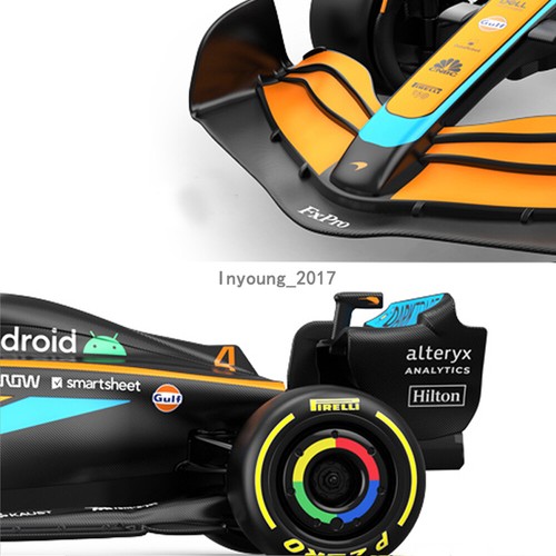 Ferngesteuertes Auto 1/18 2022 F1 Mclaren MCL36 RC Auto Spielzeug Lando Norris 4 - Bild 9 von 12