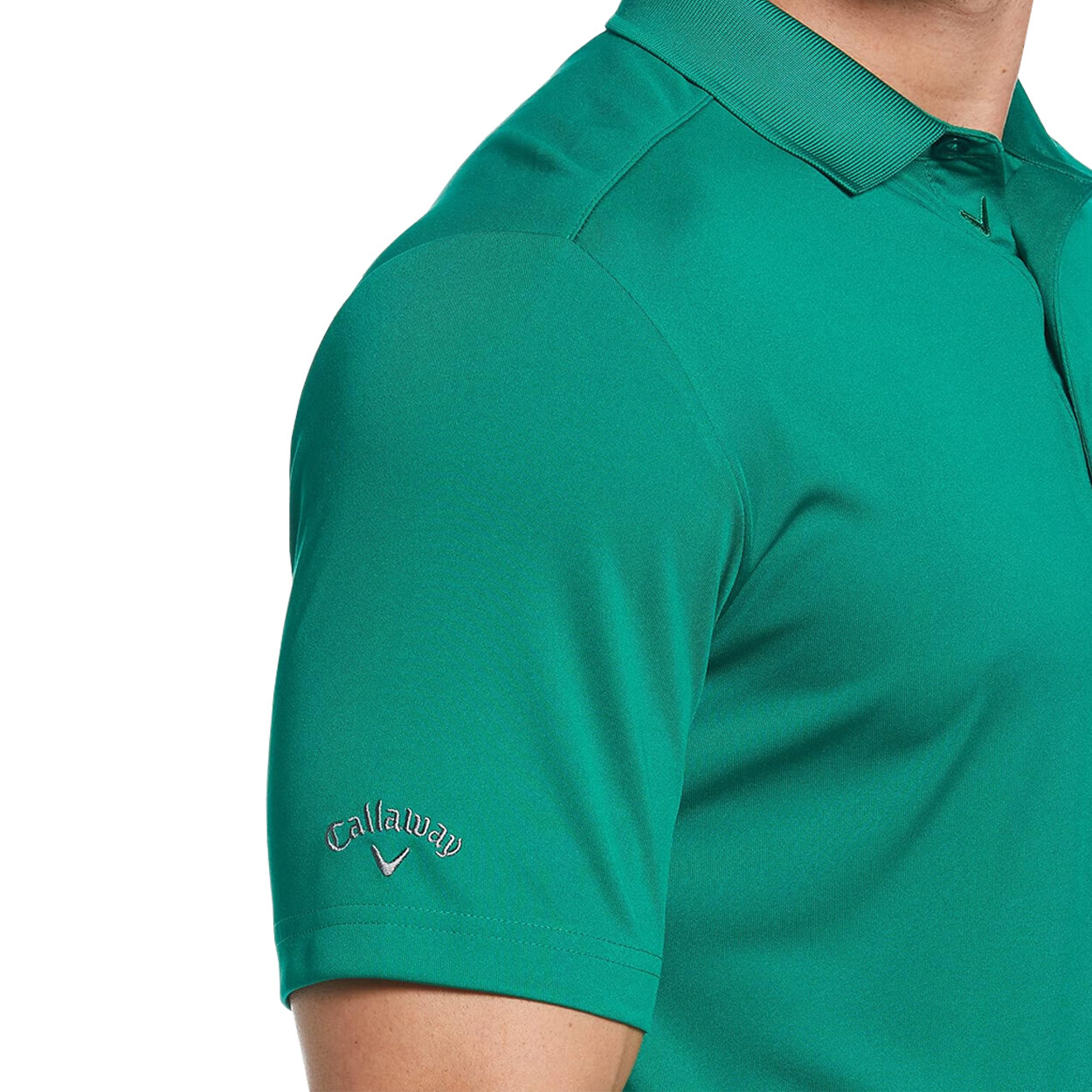 Callaway Golf Men's Solid Short Sleeve Performance Polo Shirt, Brand