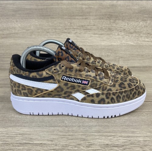 reebok classic c double leopard