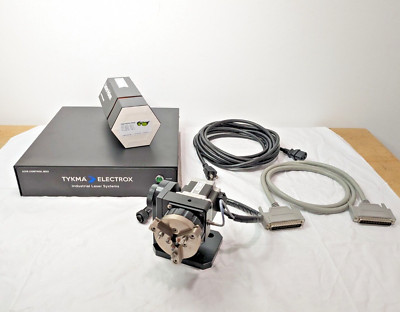 Tykma Electrox Rotary Device 2.5'' 3-Jaw Chuck w/Axis Control Box & Eyewear QMR65
